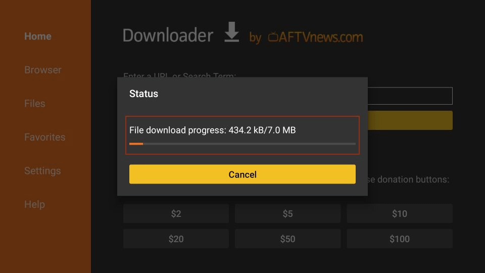 Wait for the 4K VIP APK to download